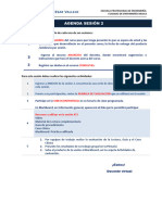 Agenda Sesión 2