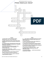 ADAPTASI MAKHLUK HIDUP - Crossword Labs