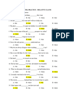 Extra Practice - Relative Clause