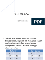 Soal Mini Quiz