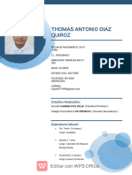 Thomas Antonio Diaz Quiroz