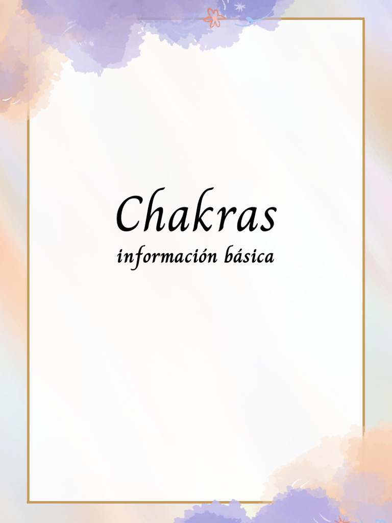 Guía Completa de los Chakras | PDF | Amor | Chakra