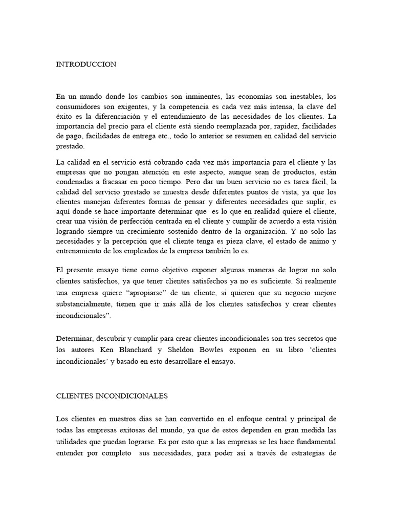 Crear Clientes Incondicionales | PDF | Cliente | Business