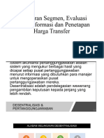 Pelaporan Segmen, Evaluasi Pusat Informasi Dan Penetapan