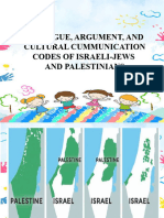 Dialogue, Argument, and Cultural Cummunication Codes of Israeli-Jews and Palestinians