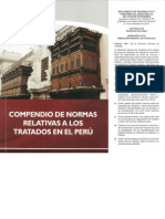 Compendio de Normas Relativas A Los Tratados en El Perú
