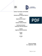 Unidad 1 - Mantenimiento A Equipo Eléctrico