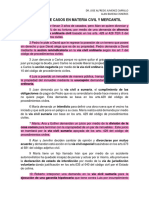 Ejemplos de Casos en Materia Civil y Mercantil 1