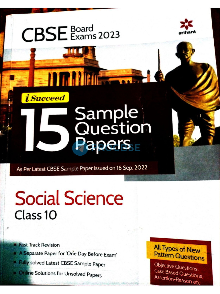 ARIHANT SST CLASS 10 PDF intelligence overview