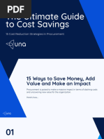 Ultimate Guide To Cost Savings