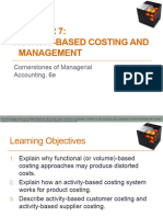 Cost Behavior, CST Driver and Activity Based Costing System