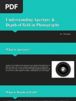 Aperture and Depth of Field