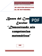 Bases Del Concurso - Demostrando Mis Competencias Matemáticas