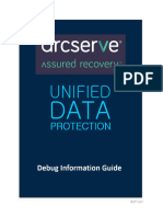 Arcserve UDP Debug Information Guide