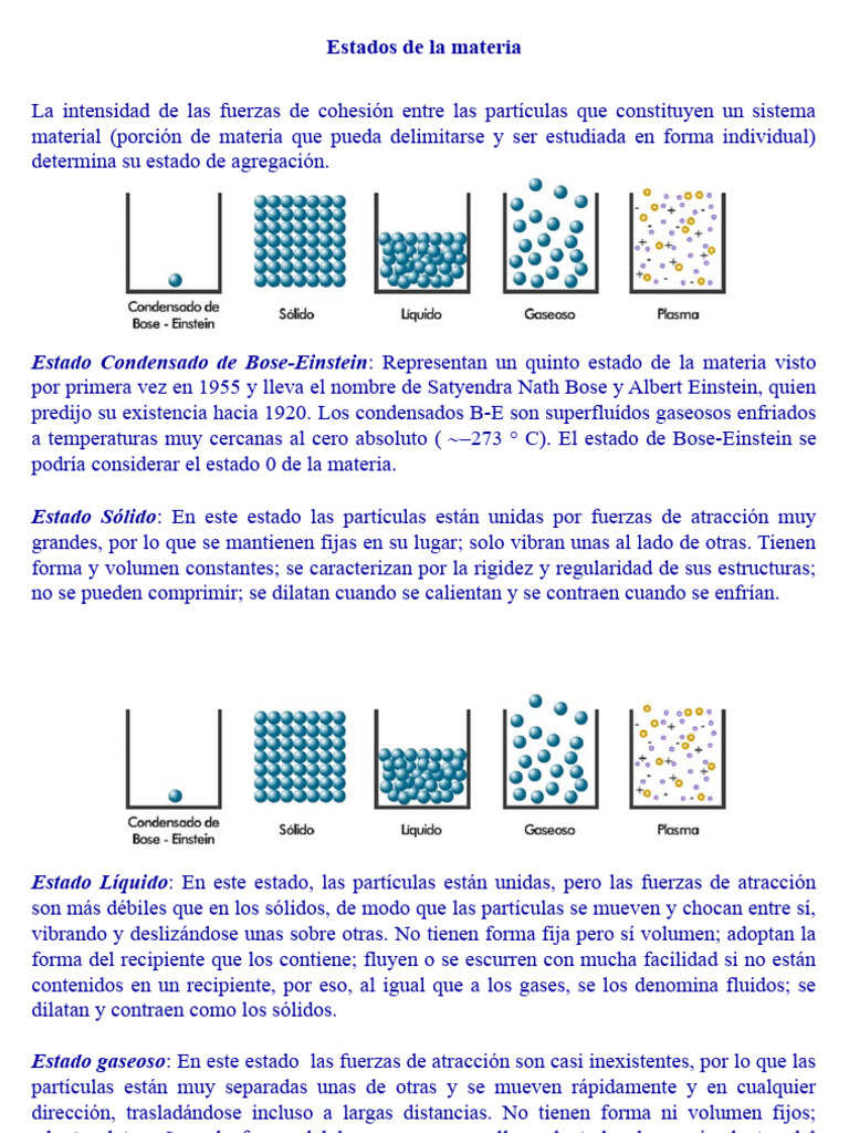 Estados de la materia y sus fases | PDF | Fase (materia) | Diagrama de ...