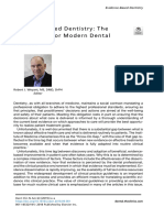 Evidence Based Dentistry The Foundation For Moder