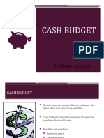 Cash Budget