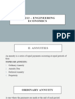 Chapter 2 ANNUITIES