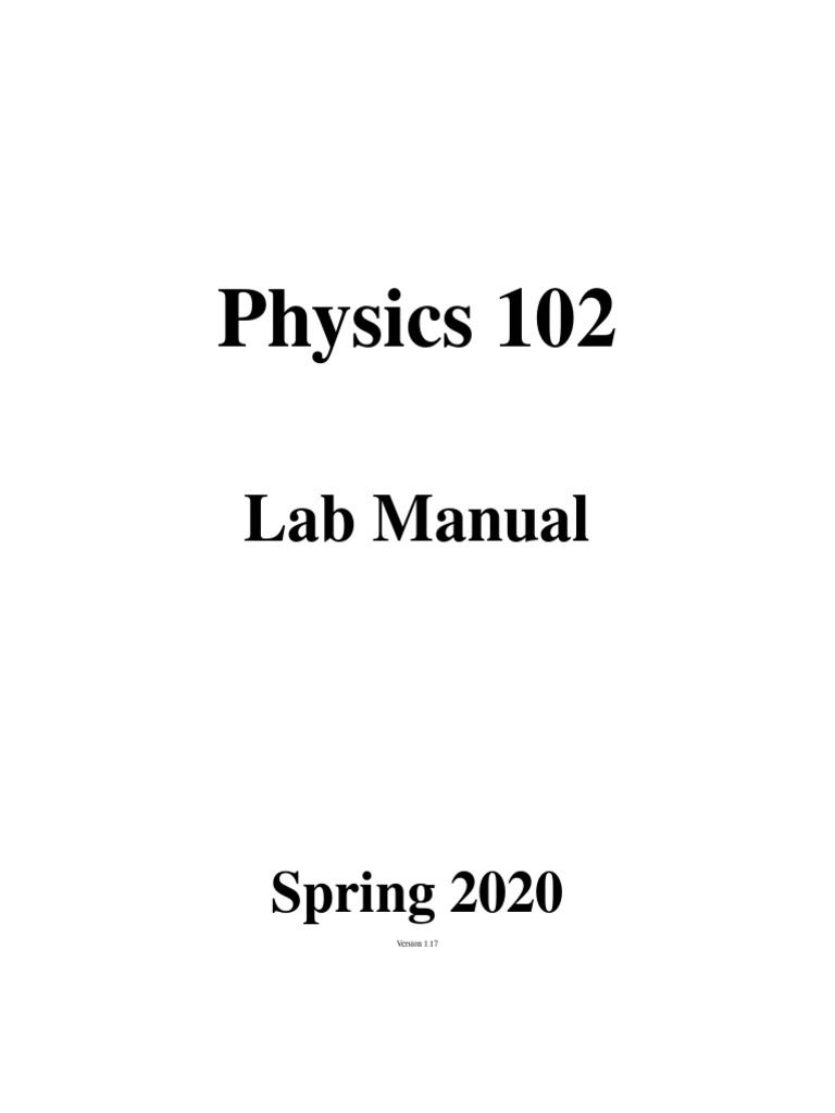 102LabManual Kfupm PDF Experiment Statistics