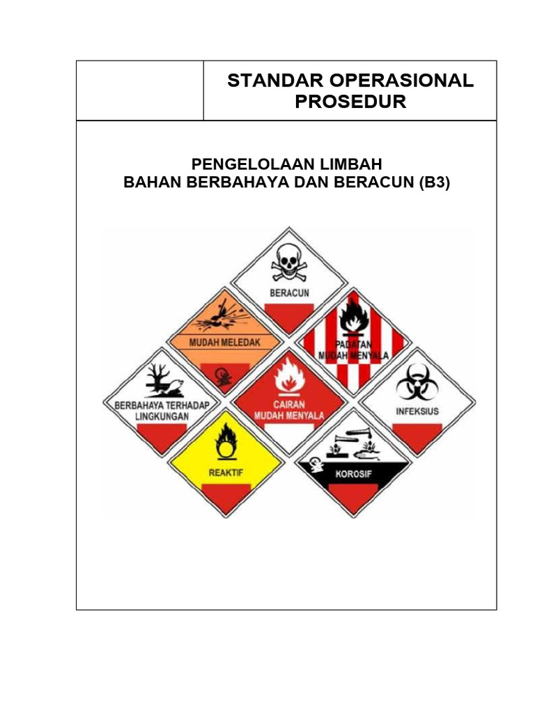 SOP Pengelolaan Limbah B3 | PDF