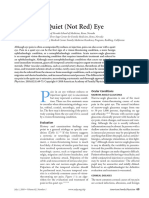 Pain in The Quiet (Not Red) Eye: July 1, 2010 Volume 82, Number 1