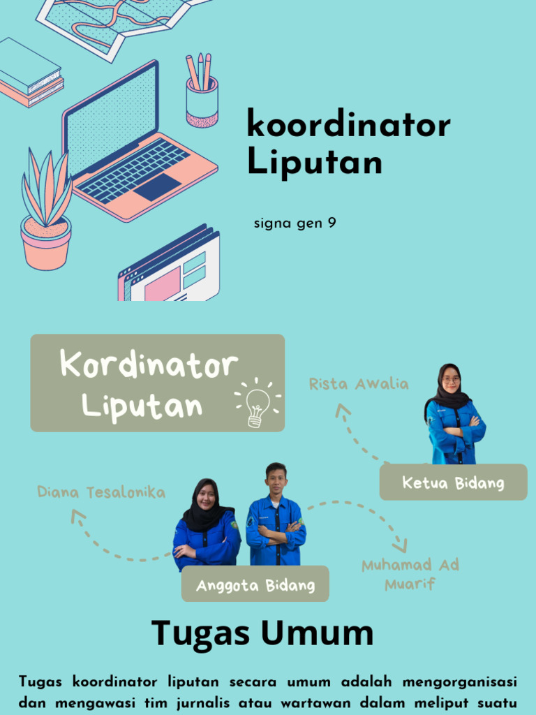 Tugas Koordinator Liputan Jurnalistik | PDF