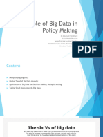 The Role of Big Data in Policy Making