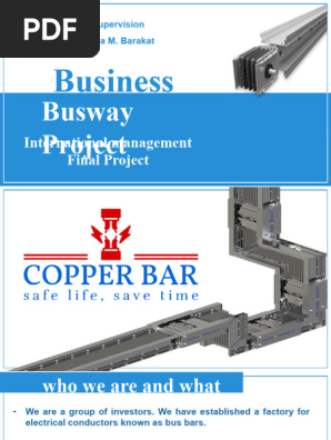 Final Project - Business Plan- Copper Bar