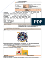 SESION DE APRENDIZAJE El Sistema Solar 14 de Sep 2023