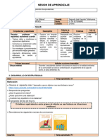 SESION DE APRENDIZAJE Comprension de Equivalencias