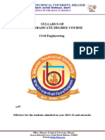 Syllabus Civil Engineering III - IV Sem 2022-23 Ownwards New