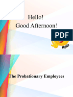 For ED. 238 REPORT (PROBATIONARY EMPLOYEE)