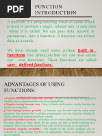 Functions