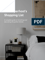 The Superhosts Shopping List