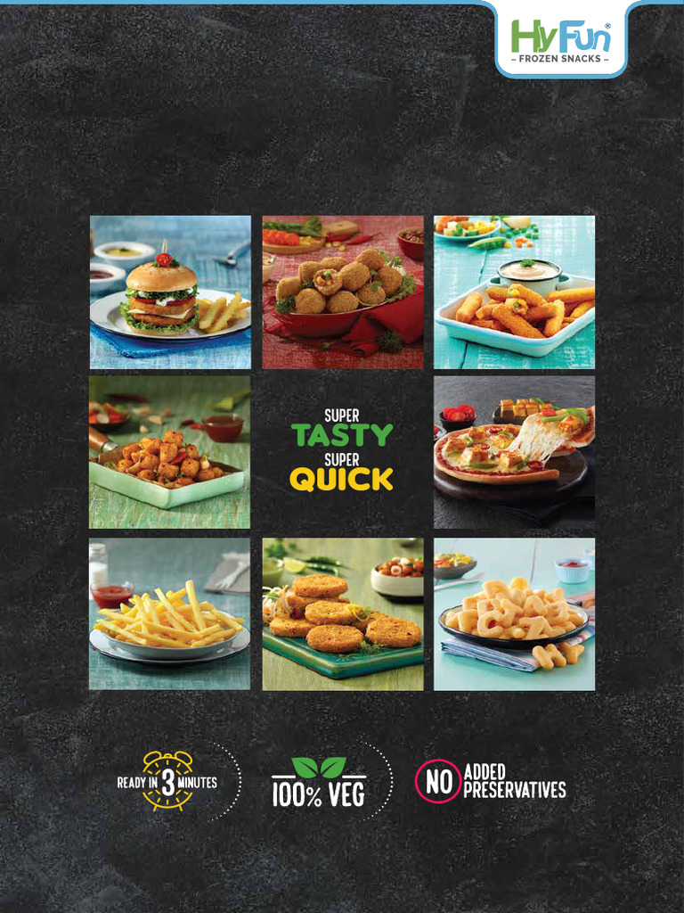 HyFun Frozen Snacks Overview | PDF | Pizza | French Fries