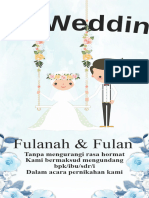 Fulanah & Fulan: Tanpa Mengurangi Rasa Hormat Kami Bermaksud Mengundang Bpk/ibu/sdr/i Dalam Acara Pernikahan Kami
