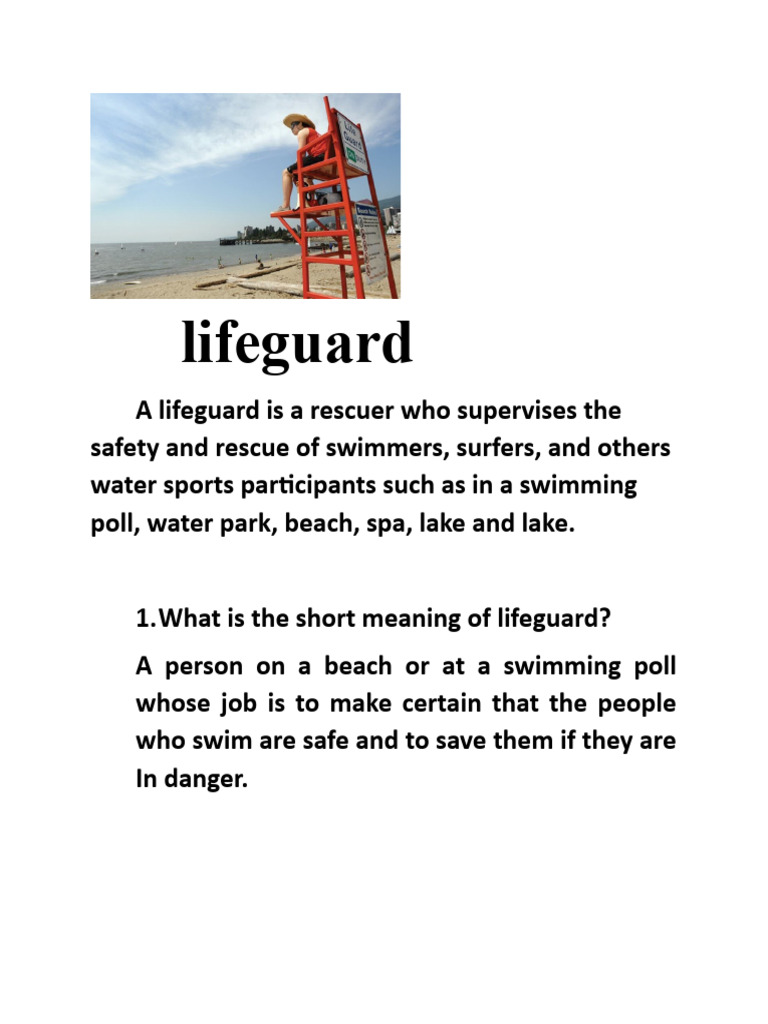 Lifeguard PDF