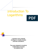 Basics of Logarithms