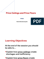 Price Ceilings and Price Floors