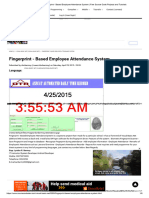 Fingerprint - Based Employee Attendance System - Free Source Code Projects and Tutorials
