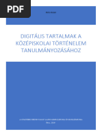 Digitális tartalmok történelemtanításhoz | PDF