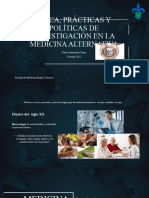 Ética, Prácticas y Políticas de Investigación en La Medicina Alternativa