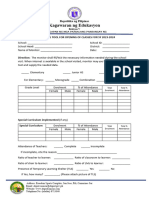 Opening of Classes Monitoring Tool