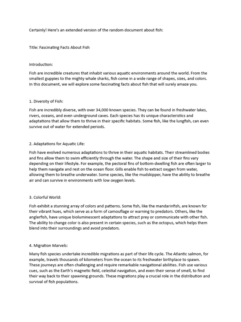Fascinating facts about fish download free pdf fish predation