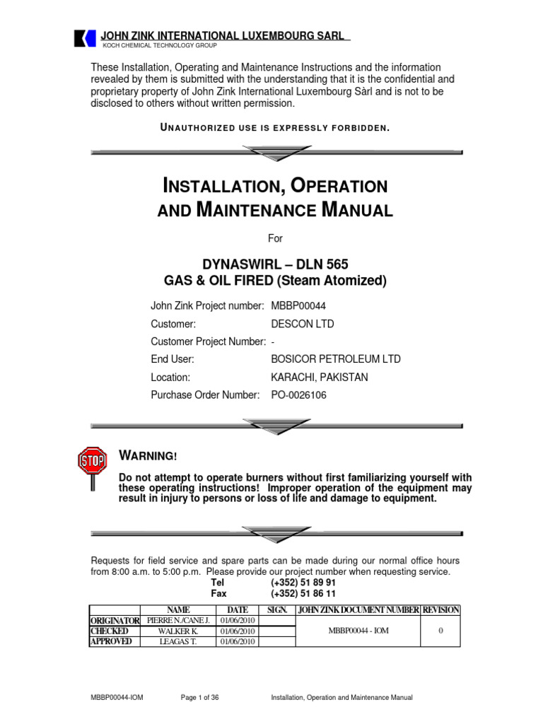 Burner Manual Pdf Combustion Fires
