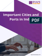 Important Cities and Ports in India 90