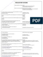 REGULATORY AFFAIRS Question Paper.1