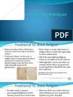 ARCH 226 Mod 01 Lec E Traditional Vs Book Religion