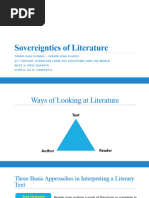 WK 3 Sovereignties of Literature