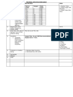 Material Make & Specification Sheet